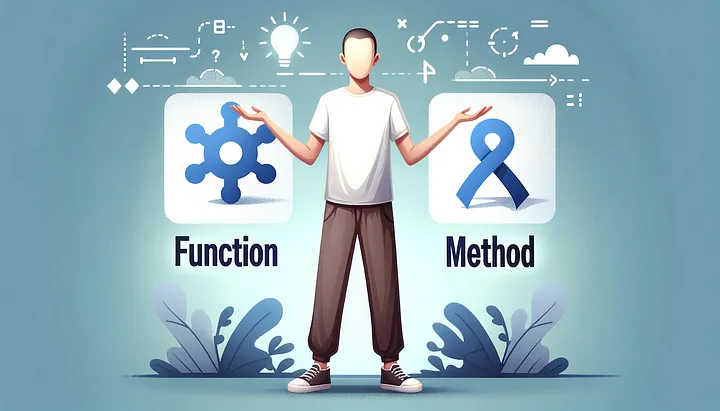 Function vs Method in JavaScript?